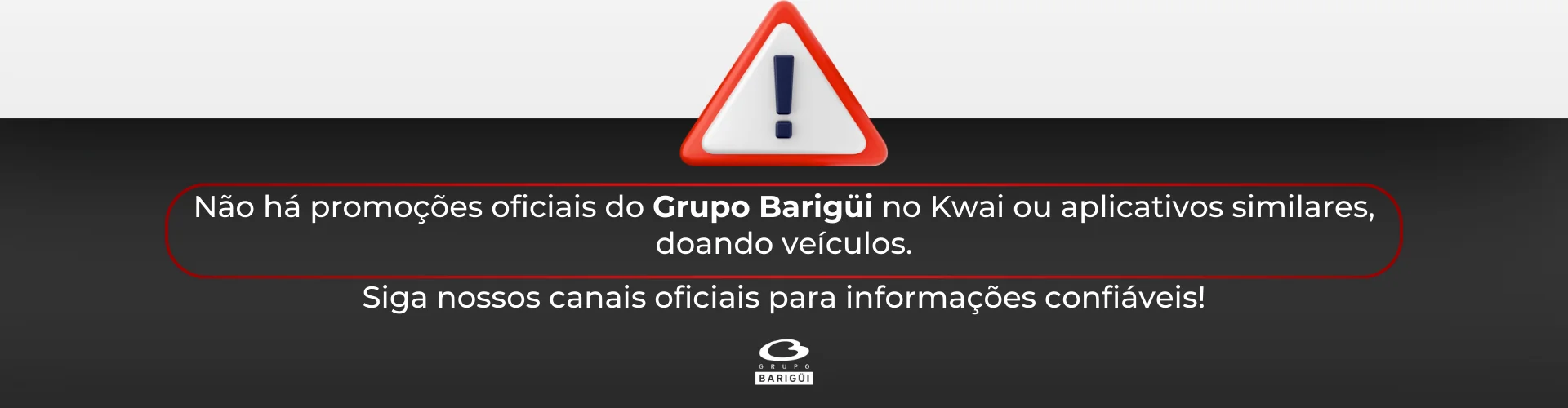 Não há promoções oficiais do Grupo Barigüi no Kwai ou aplicativos similares, doando veículos. Siga nossos canais oficiais para informações confiáveis!